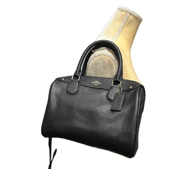 Coach Rowan Black Satchel Bag - Picture 3 of 12